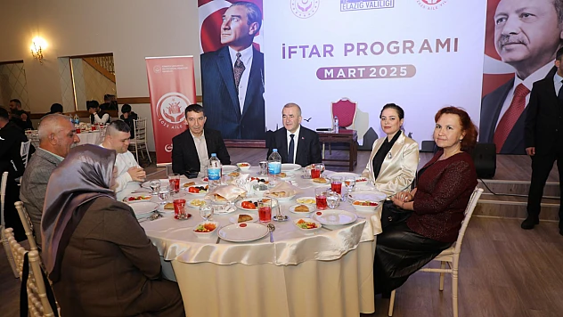 Elazığ Valiliği'nden özel bireyler için iftar