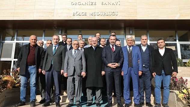 İl protokolü OSB'de incelemelerde bulundu