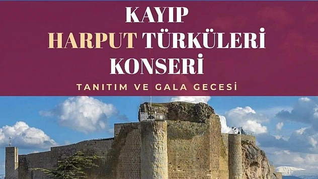 Kayıp Harput Türküleri konseri 23 Kasım'da