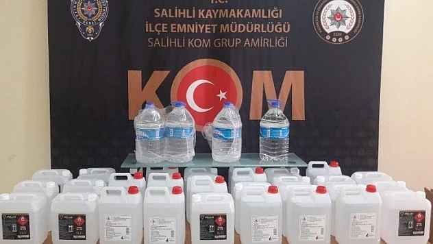 Manisa'da sahte içki ve uyuşturucu operasyonu