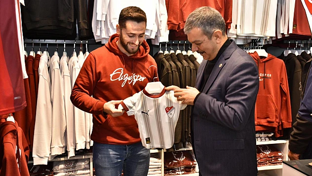 Milletvekili Keleş'ten Elazığspor Store'a ziyaret