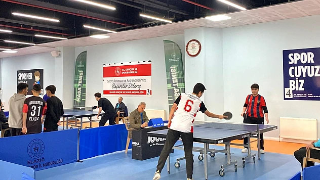 Okul Sporları Gençler Masa Tenisi müsabakaları tamamlandı