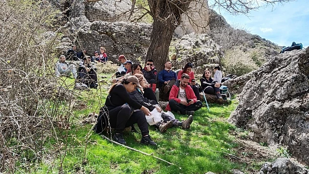 Ölbe Vadisi'nde doğa yürüyüşü düzenlendi