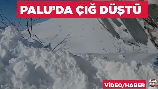 Palu'da çığ düşen yol trafiğe açıldı