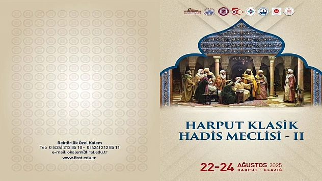 Tarihi Hadis Meclisi'nin ikincisi Harput'ta başlıyor