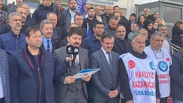 Türk Büro-Sen'den 81 ilde eş zamanlı basın açıklaması