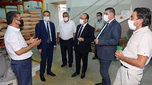 Vali Yırık ve Başkan Arslan İŞGEM'de incelemelerde bulundu