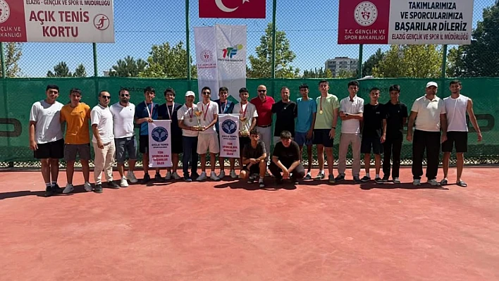 18 Yaş Altı Türkiye Takım Şampiyonası 2. aşama tenis turnuvası tamamlandı