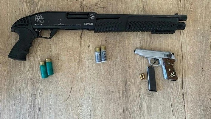 Arkadaşını vurdu polisten kaçamadı