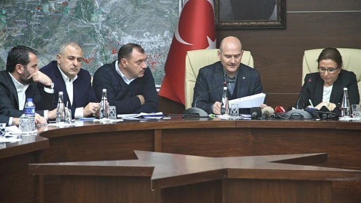 Bakan Soylu, deprem bölgesinde yapılan çalışmaları detaylarıyla anlattı