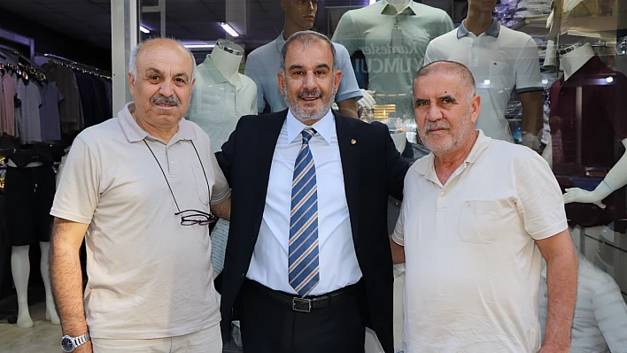 Başkan Alan, çarşı esnafını ziyaret etti