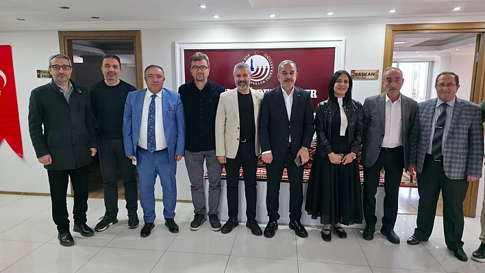 Başkan Alan'dan Ege Elazığ Dernekler Federasyonu'na ziyaret