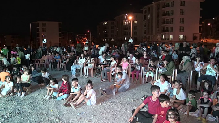Çocuklar doyasıya eğlenceyi yaşadı