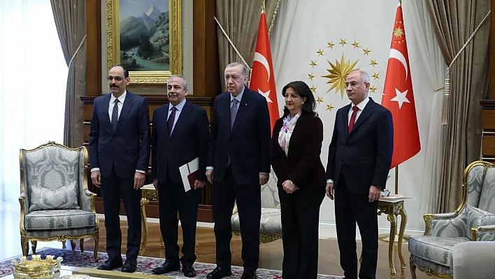 Cumhurbaşkanı Erdoğan, DEM Parti heyetini kabul etti!
