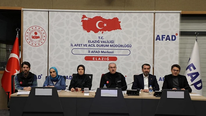 Deprem sonrası değerlendirme toplantıları sürüyor 