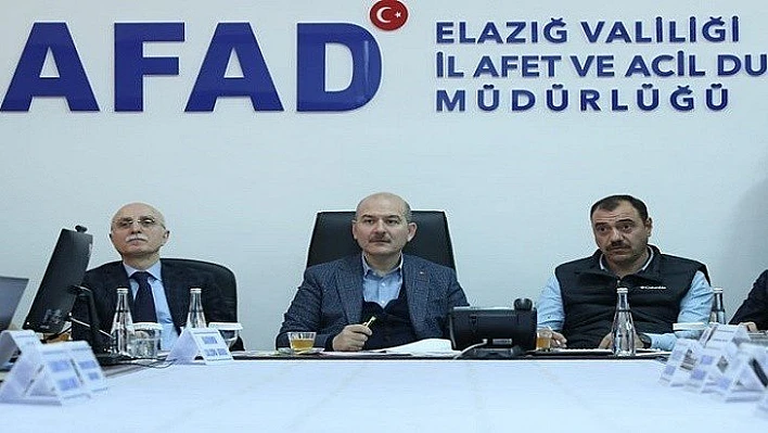 Devlet, Elazığ ve Malatya'ya 473 Milyon Lira ayni ve nakdi yardım yaptı