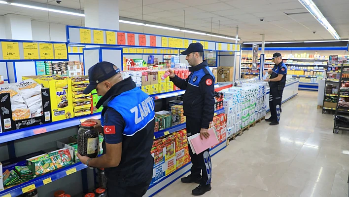 Elazığ Belediyesi zabıta ekiplerinden sıkı denetim