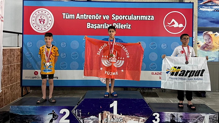 Elazığ Belediyespor Kulübü Yüzme Takımı'ndan önemli başarı