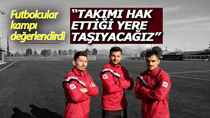 Elazığ Belediyespor'un kamp çalışmaları
