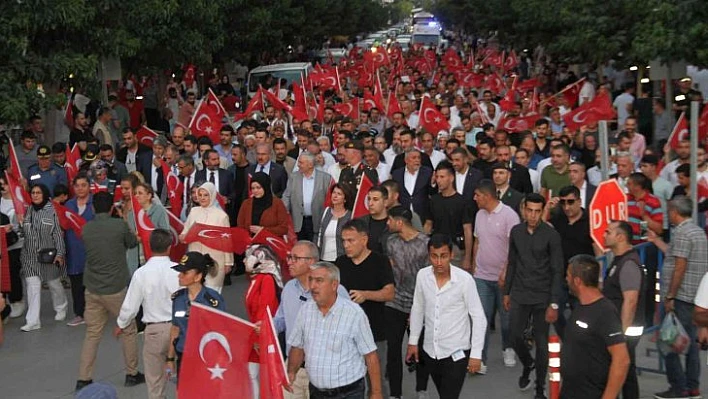 Elazığ'da 15 Temmuz Demokrasi ve Milli Birlik Günü törenle kutlandı