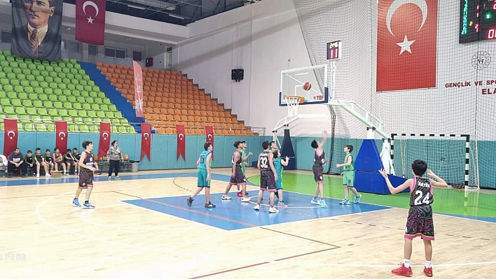Elazığ'da Basketbol U14 yerel lig mücadelesi sona erdi