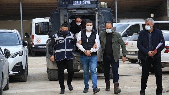 Cinayet zanlısı adliyeye sevk edildi