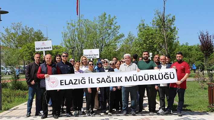 Elazığ'da 'Sağlık İçin Hareket Et Günü' etkinliği düzenlendi
