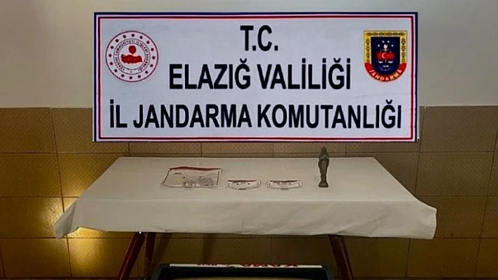 Elazığ'da tarihi eser operasyonu
