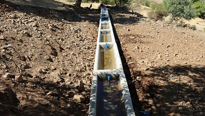 Elazığ'daki köyler modern sulama sistemine kavuştu