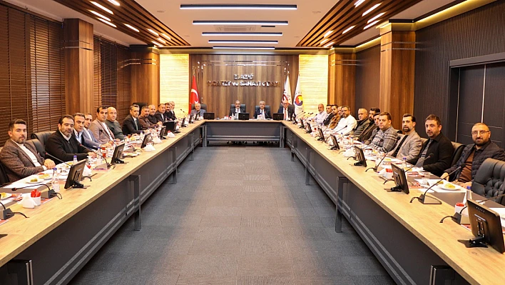 Elazığ TSO Kasım ayı meclis toplantısı gerçekleştirildi