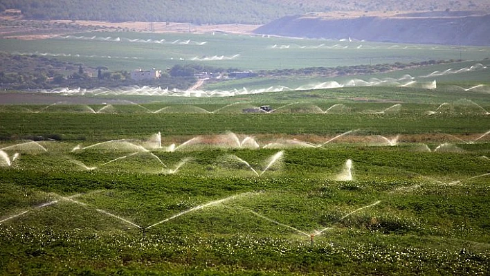 Elazığ'da 22.100 Dekar Tarım Arazisi  Sulandı