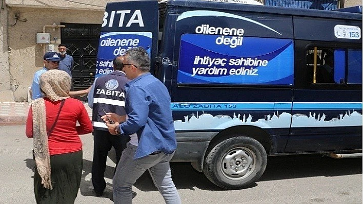 Elazığ'da dilenci operasyonu