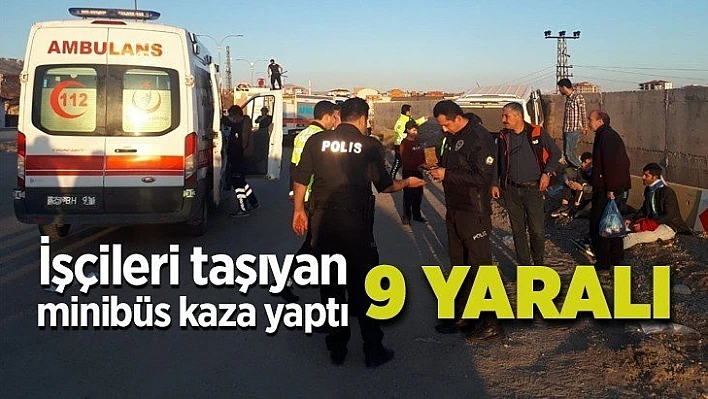 Elazığ'da trafik kazası: 9 yaralı