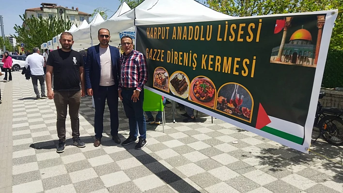 Harput Anadolu Lisesi'nden 'Gazze Direnişine Destek' kermesi