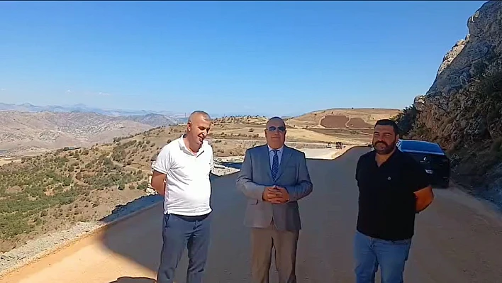 İl Özel İdaresi Anguzu Baba yolunda çalışmalarını sürdürüyor