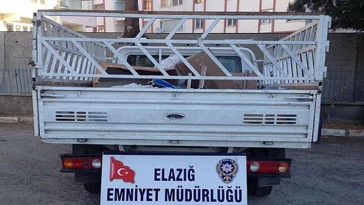 İnşaattan malzeme çalan 2 şüpheli yakalandı