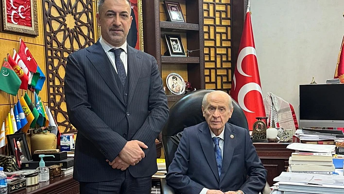 Işıkver'den, Genel Başkan Bahçeli'ye ziyaret