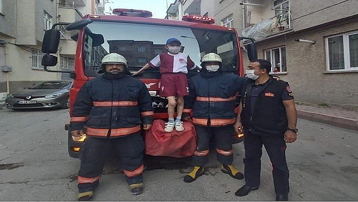 İtfaiye, Lösemi Hastası Çocuğun Hayalini Gerçekleştirdi
