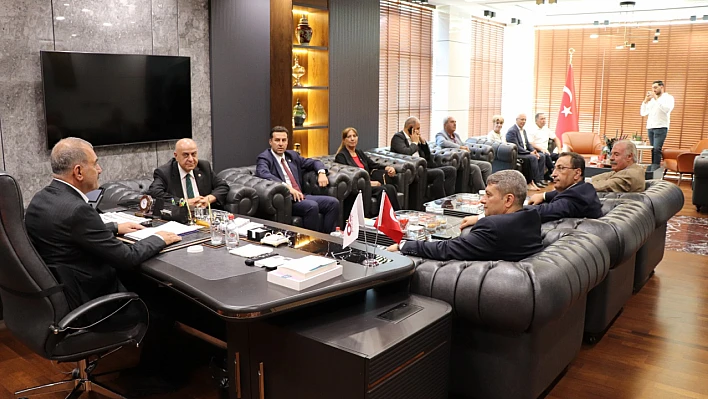İYİ Parti heyetinden Başkan Alan'a ziyaret