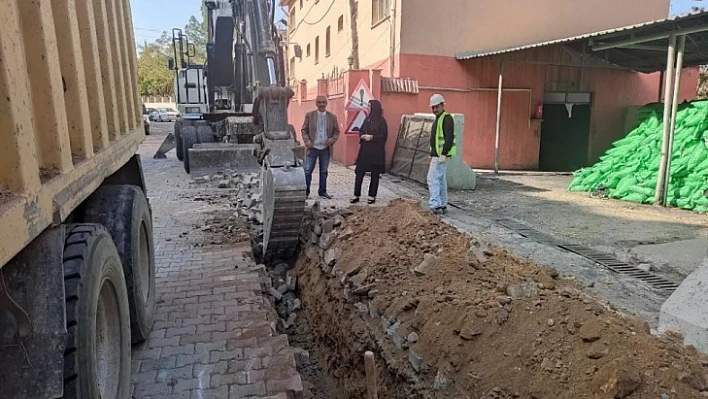 Keban'da doğalgaz hattı çalışmaları başladı 