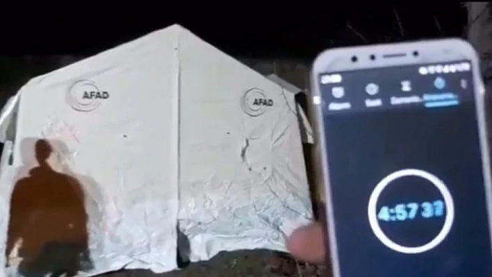 Komandolar eksi 10 derece 5 dakikanın altında çadır kuruyor