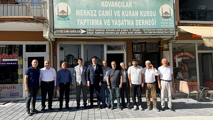Kovancılar Merkez Camii'nin inşaatı devam ediyor