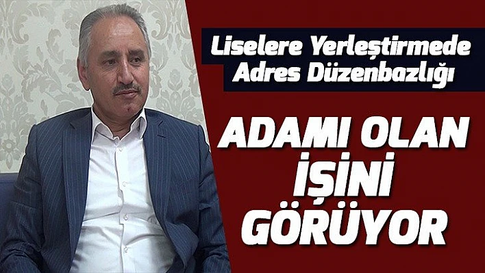 Liselere Yerleştirmede Adres Düzenbazlığı