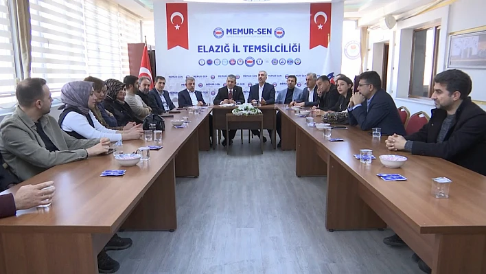 Milletvekili Keleş, Memur-Sen Elazığ Şubesi'ni ziyaret etti
