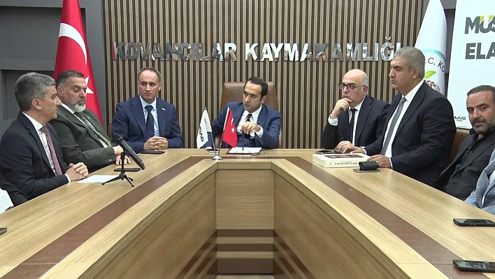 MÜSİAD heyetinin durağı Kovancılar oldu