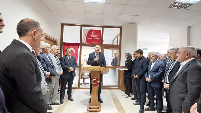 Palu Vergi Dairesi'nin açılışı yapıldı