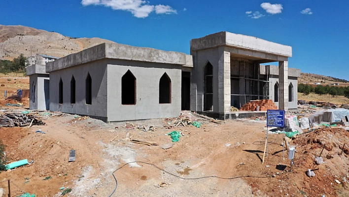 Şehit Fethi Sekin Külliyesinin kaba inşaatı bitti