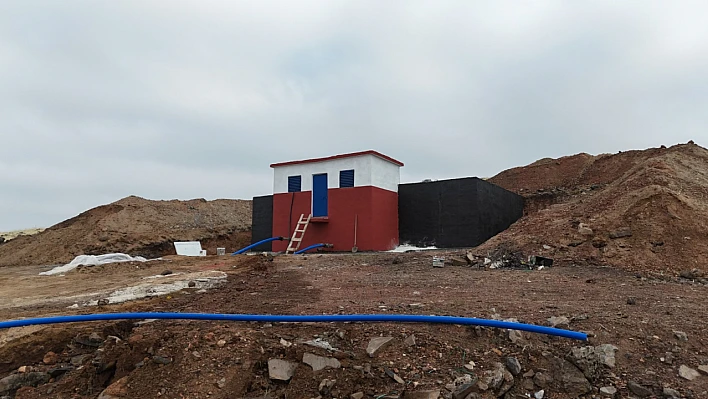 Serince Köyü'nde afet konutları içme suyu hattı tamamlandı