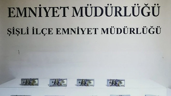 Şişli'de 190 bin sahte dolar ele geçirildi