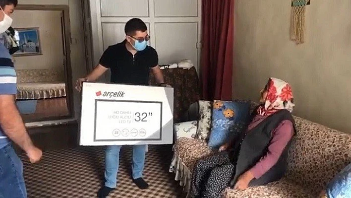 Televizyonu Bozulan Engelli Vatandaşın Yardımına Kaymakamlık Yetişti